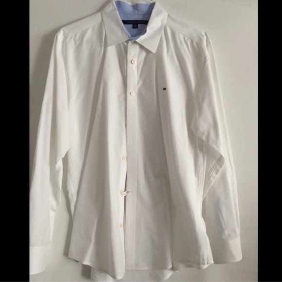 Tommy Hilfiger White button up - Picture 2 of 3